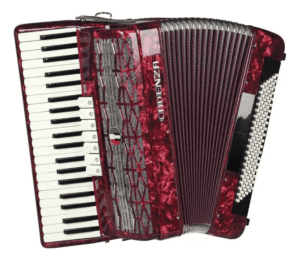 Acordeon Cadenza 120 Baixos Vermelho CD120/41 RD