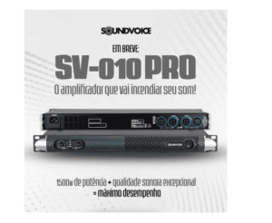 Amplificador SoundVoice 1500w Sv-010 Pro