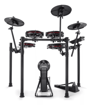 Bateria Eletrônica Alesis Nitro Max Kit 8 Peças Bluetooth Cor Preto