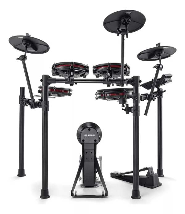 Bateria Eletrônica Alesis Nitro Max Kit 8 Peças Bluetooth Cor Preto