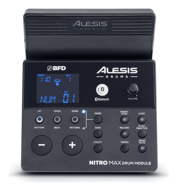 Bateria Eletrônica Alesis Nitro Max Kit 8 Peças Bluetooth Cor Preto - Image 4