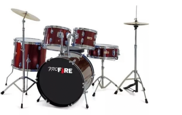 Bateria Pro Fire Profire Bumbo 22 C/ Ferragens Cromada