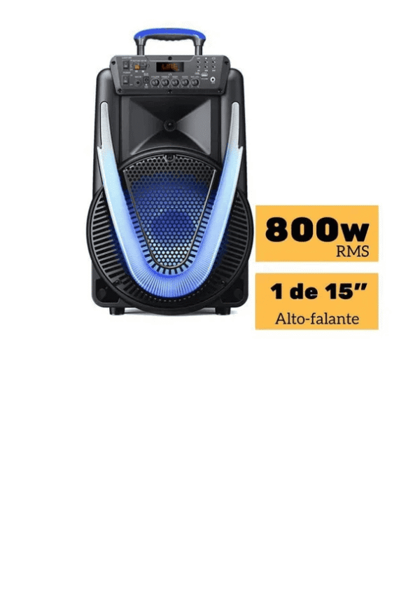 Caixa De Som Amplificada Sunny Ii 800w Sp396 - Image 2