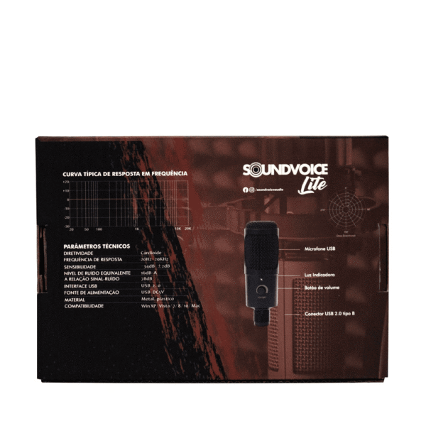 Kit Microfone Condensador SoundVoice SoundCasting1200 - Image 3