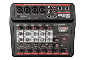 Mesa De Som 6 Canais Interface Soundvoice Mc6 Bt