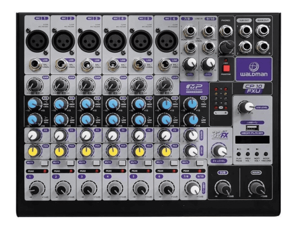 Mesa Waldman 10 Canais S/Fader