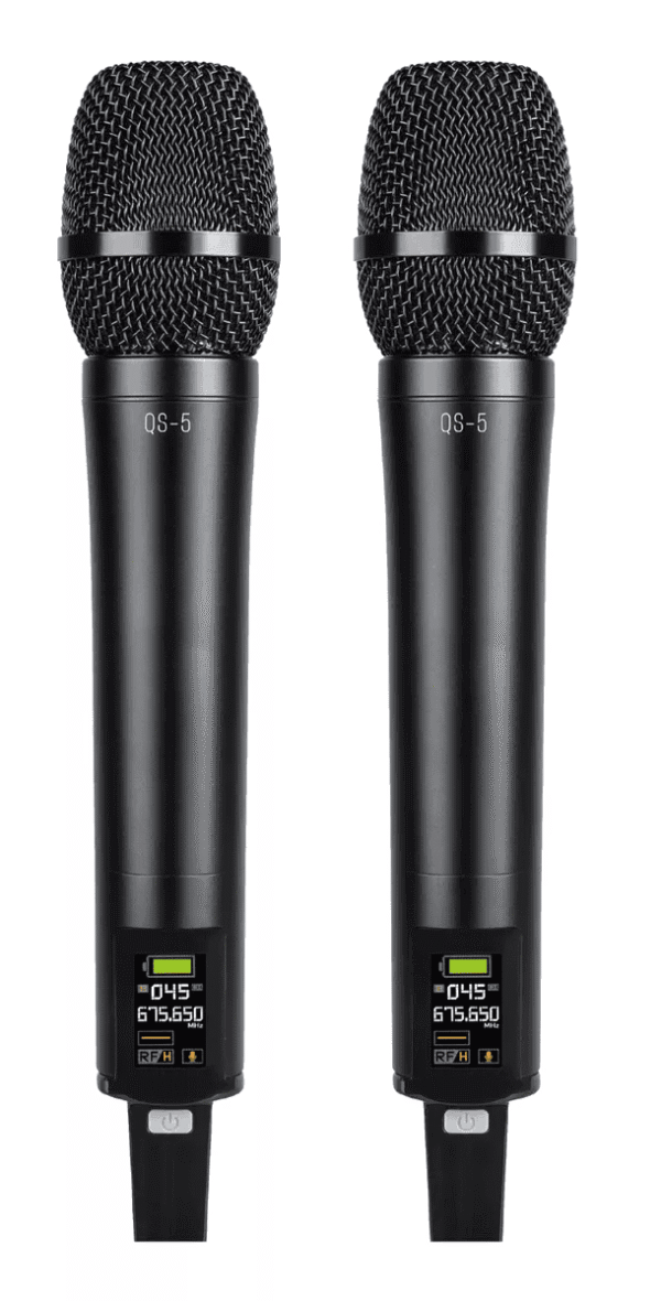 Microfone Dylan S/FIO UHF QS-5 300 Canais - Image 3