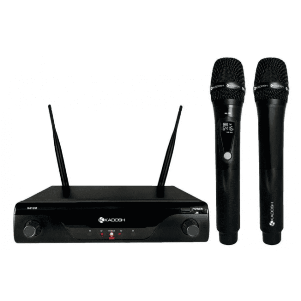 Microfone Kadosh S/ Fio K-412M Recarregável
