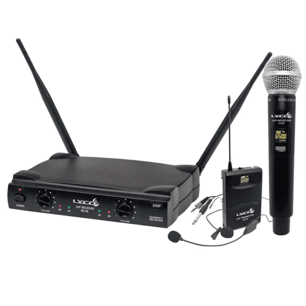 Microfone Lyco S/ Fio UH08Mhli Digital