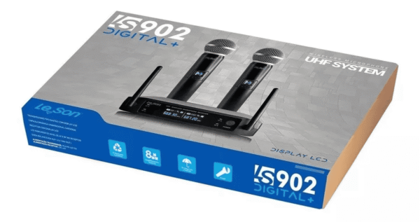 Microfone Sem Fio LS902 digital Leson - Image 3