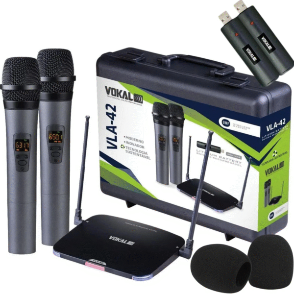 Microfone Vokal S/Fio VLA-42 Lithium